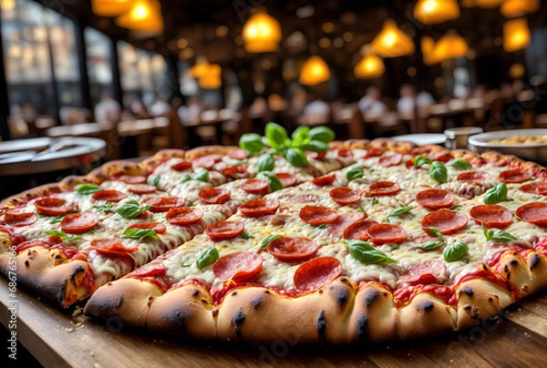 Obraz pizza with tomatoes
