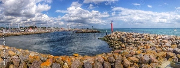 Fototapeta Yachthafen Grömitz