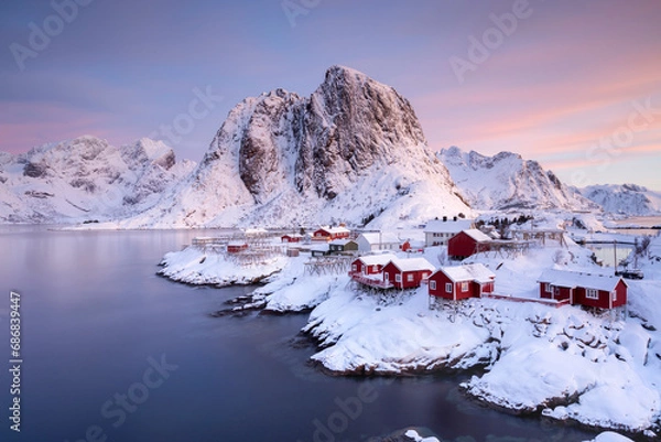 Obraz Norway, Lofoten, Hamnoy
