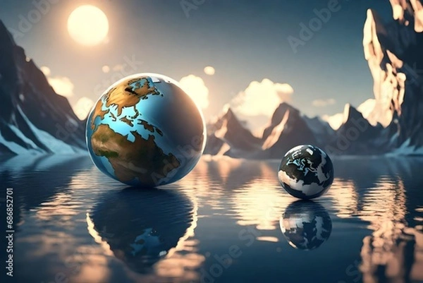 Obraz earth in space