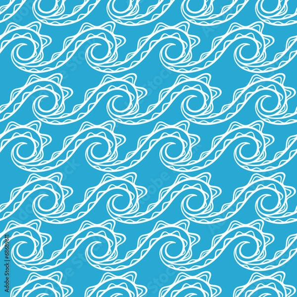 Fototapeta ocean waves - 2