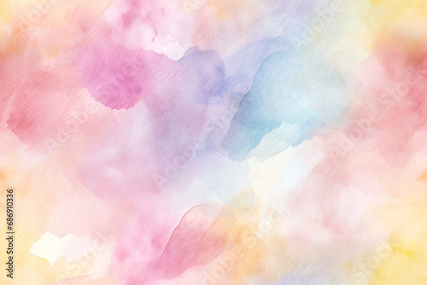 Obraz pastel water color background wall texture pattern seamless