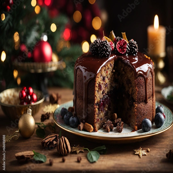 Fototapeta 행복한 시간을 더욱 빛나게 만들어주는 케익