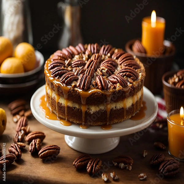 Fototapeta 행복한 시간을 더욱 빛나게 만들어주는 케익