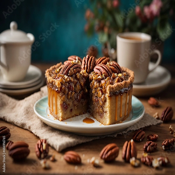 Fototapeta 행복한 시간을 더욱 빛나게 만들어주는 케익