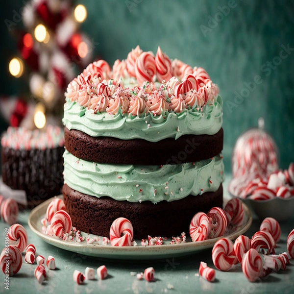 Fototapeta 행복한 시간을 더욱 빛나게 만들어주는 케익