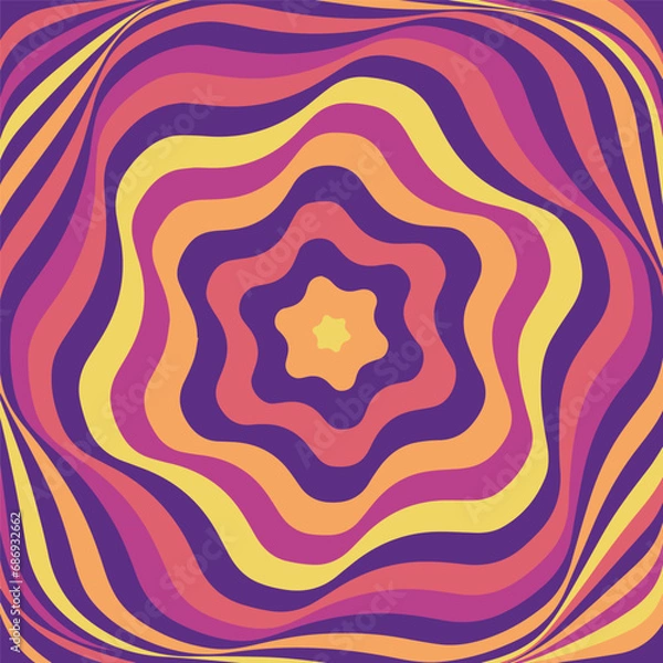 Obraz サイケデリックな背景