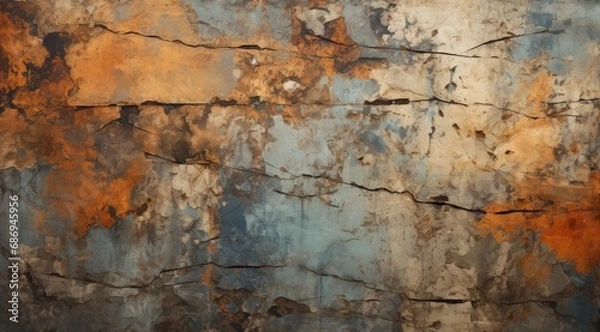 Fototapeta Dynamic grunge abstract background wallpaper