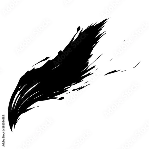 Obraz Simple Brush Vector Illustration. SVG