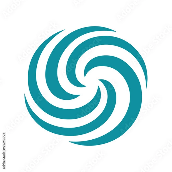 Obraz Simple Ripple Effect Element Illustration. Vector SVG