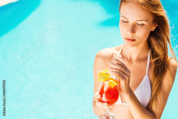 Fototapeta Enjoying summertime.