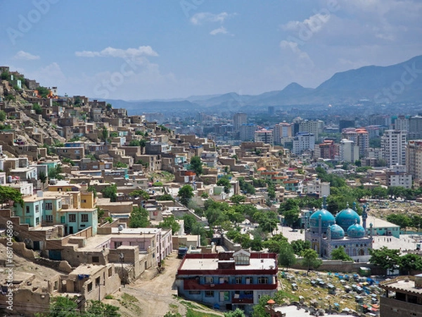 Obraz Kabul Afghanistan skyline in the summer 