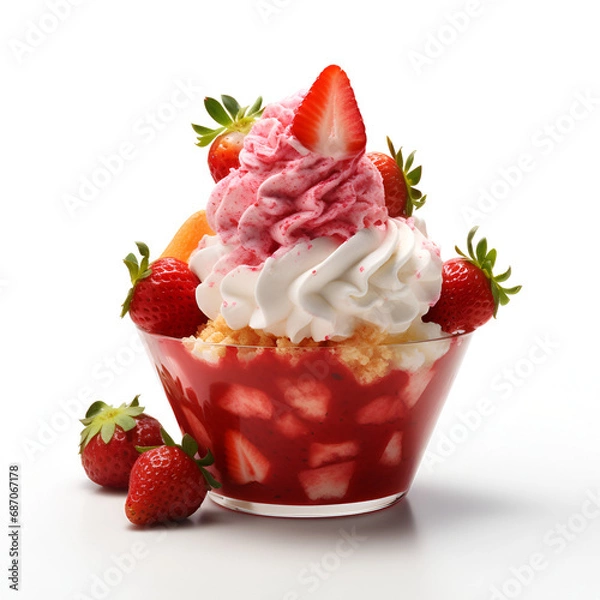 Obraz strawberry ice cream