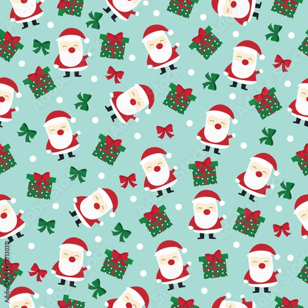 Obraz seamless pattern with christmas 