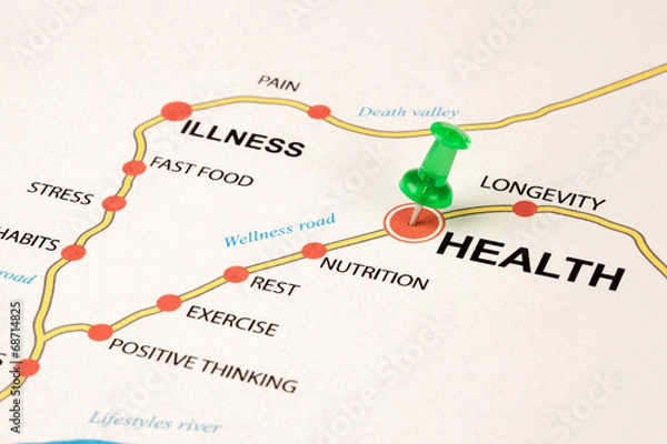Obraz Droga zdrowia