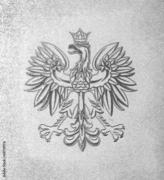 Obraz Poland Emblem - eagle with crown