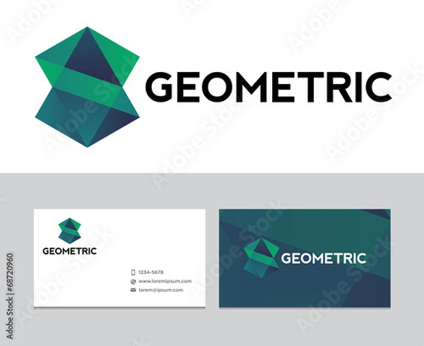 Obraz Geometric logo