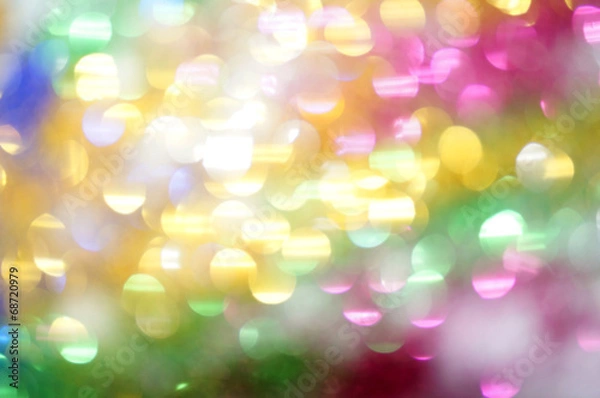 Fototapeta Bright multi-colored spots as abstract background