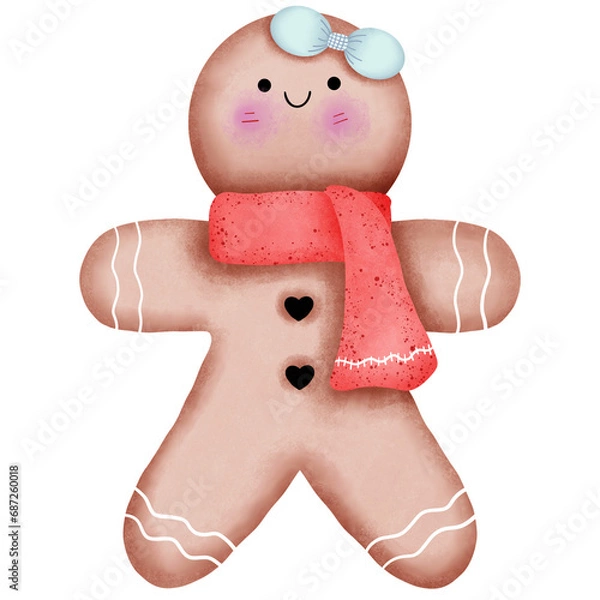 Fototapeta Christmas cookie
