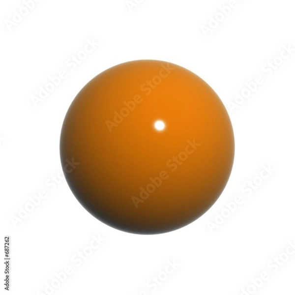 Obraz 3d single sphere