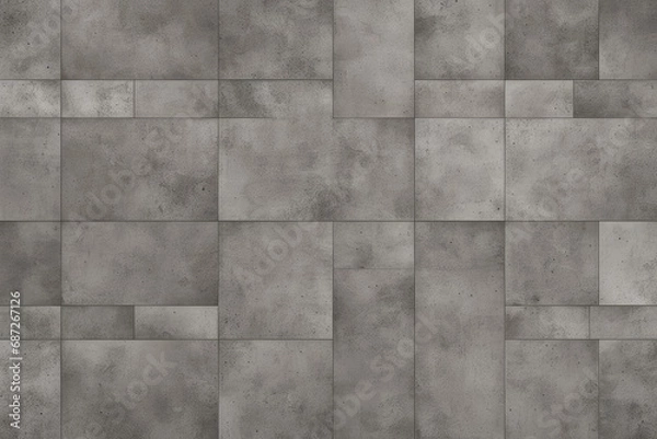 Obraz Grey tile textured concrete background