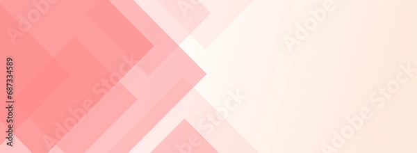 Obraz ピンクの幾何学パターンをランダムに並べたグラーデーションカラー背景のベクター画像