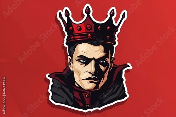 Obraz king, money and power, majestic monarch