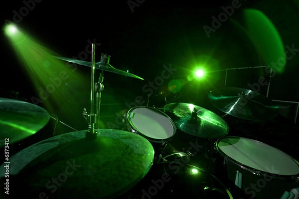 Obraz Bębny w zielonym świetle