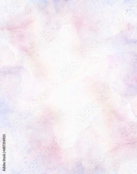 Fototapeta Pink Blob Watercolor Texture Backgrounds, Pink pastel artistic element for templates invitation card design