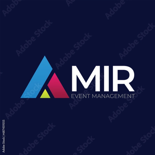Obraz Modern Event Management Company Business Logo Design