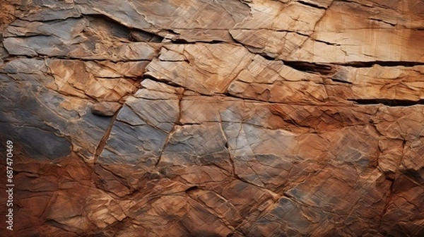 Obraz Rough eroded surface of a sandstone rock