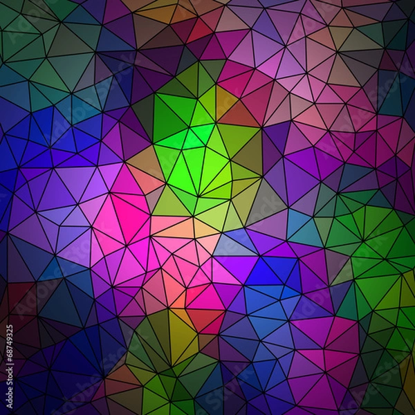 Fototapeta Abstract Geometrical Multicolored Background
