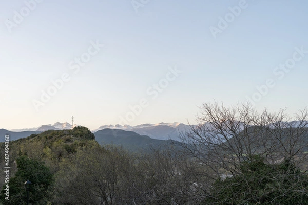 Obraz Pyrenees mountains view from Ainsa