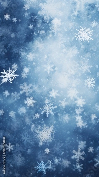 Obraz Abstract winter background. Snowflakes. Seasons.