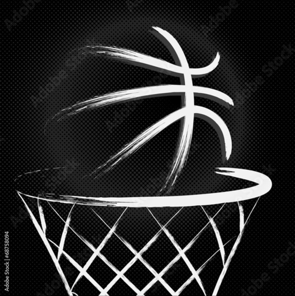 Obraz Basketball, vector