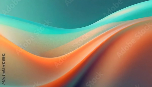 Fototapeta Abstract background fluid flowing wavy shape