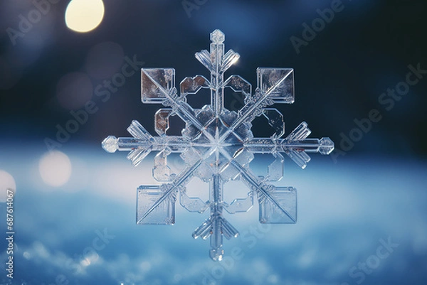 Fototapeta Crystal snowflake
