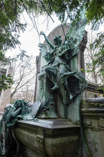 Obraz  cemetery of Pére Lachaise