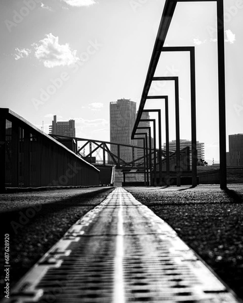 Fototapeta bridge over the river