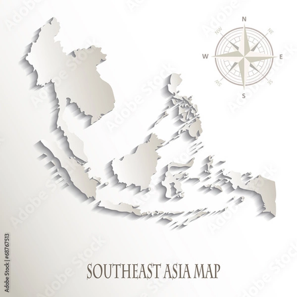 Fototapeta AEC abstract brown map