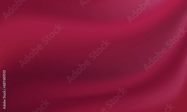 Obraz waving red satin color background backdrop wallpaper