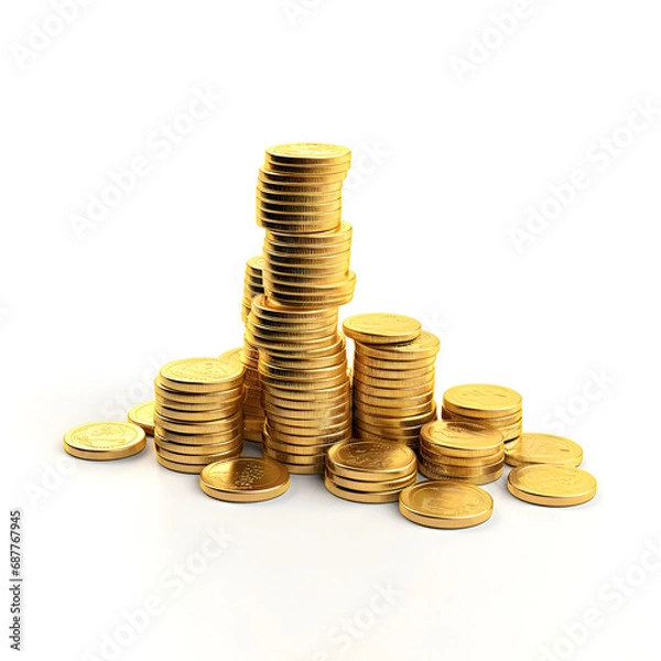 Obraz stack of coins