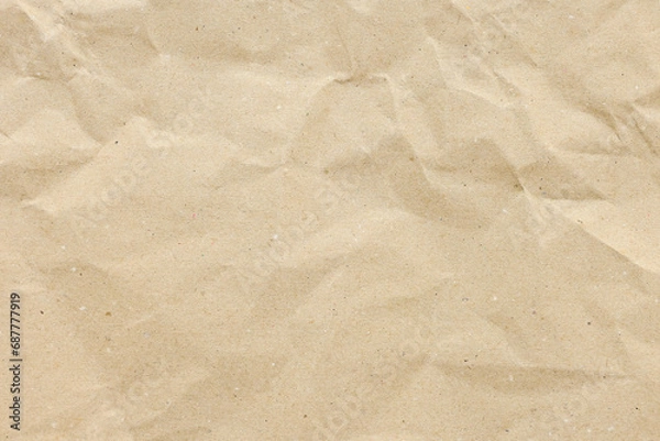 Fototapeta blank brown paper texture background, old page for craft design