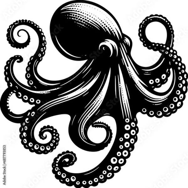 Obraz Octopus icon 3