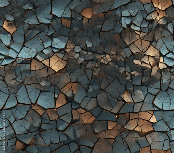 Fototapeta 3D Grunge Seamless Patterns