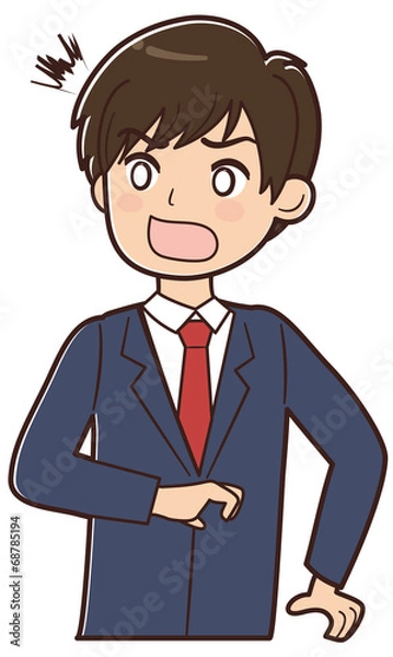 Fototapeta ショックを受ける学生