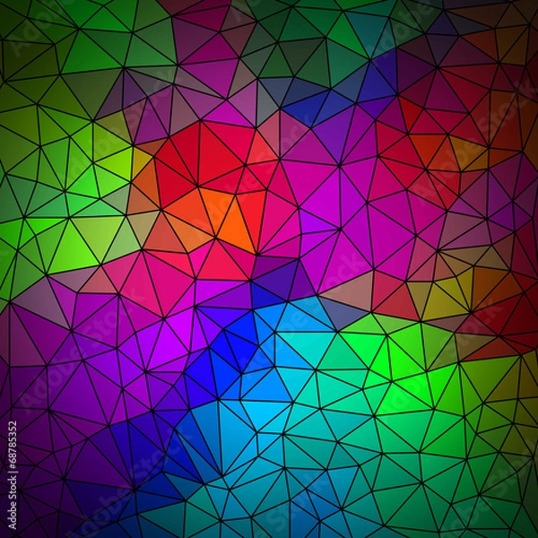 Fototapeta Abstract Geometrical Multicolored Background