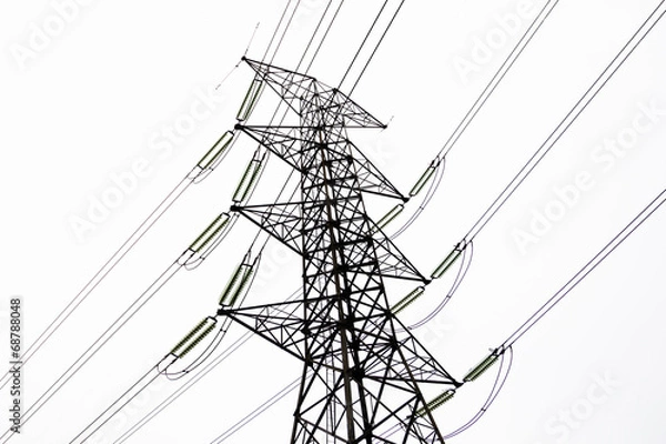 Obraz electricity poles