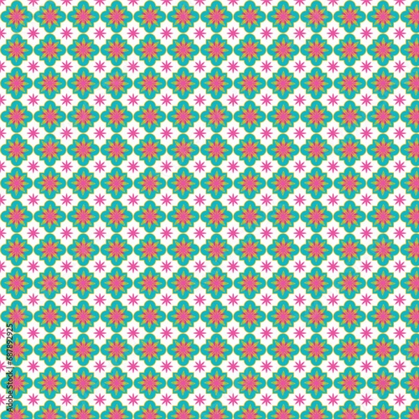 Obraz Bright . Oriental classic abstract pattern. seamless geometric pattern