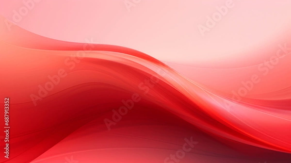 Fototapeta The background image is light red with beautiful curves that are pleasing to the eye.